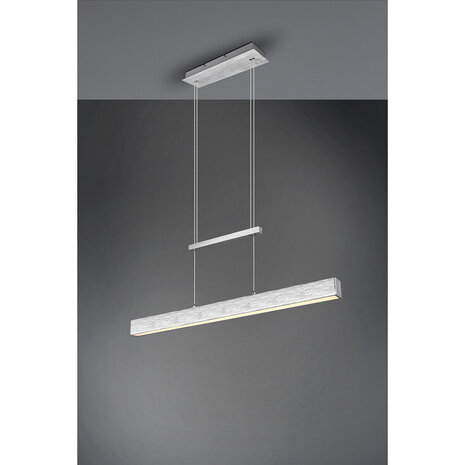 HLW LED LED Hanglamp 31W - Dimbare Mat Grijze LED Hanglamp met Warm Wit Licht 3000K HLW LED LED Hanglamp 31W - Dimbare Mat Grijze LED Hanglamp met Warm Wit Licht 3000K