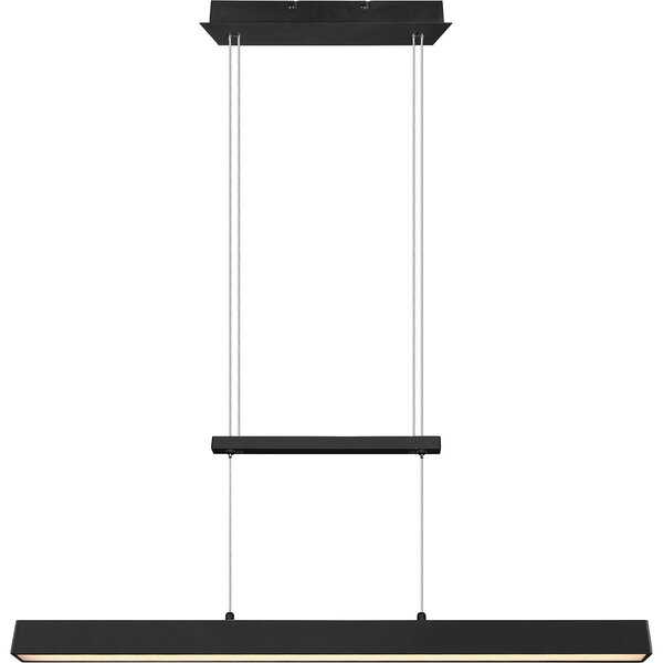 HLW LED LED Hanglamp 31W - Dimbaar, Mat Zwart & Warm Wit - Trion Parola