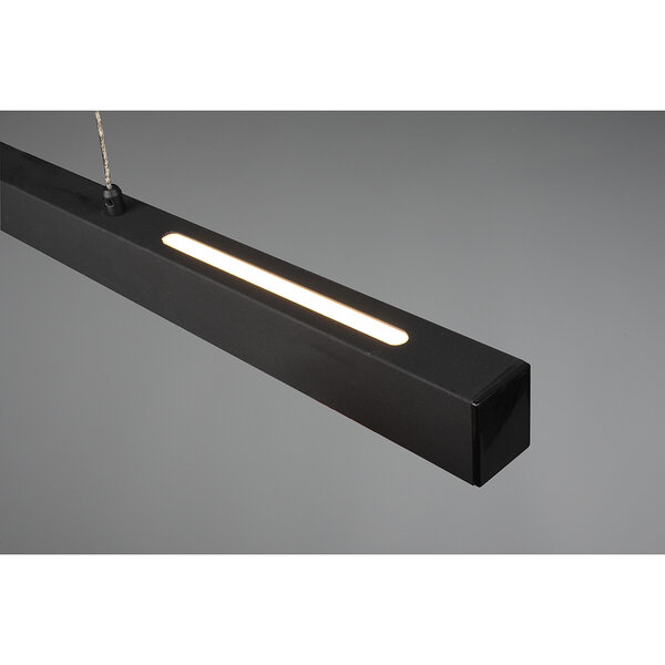 HLW LED LED Hanglamp 31W - Dimbaar, Mat Zwart & Warm Wit - Trion Parola
