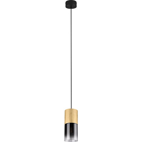HLW LED Gouden LED Hanglamp Trion Roba - Mat Goud Aluminium, Rookglas, E27 Fitting HLW LED Gouden LED Hanglamp Trion Roba - Mat Goud Aluminium, Rookglas, E27 Fitting