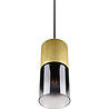 HLW LED Gouden LED Hanglamp Trion Roba - Mat Goud Aluminium, Rookglas, E27 Fitting HLW LED Gouden LED Hanglamp Trion Roba - Mat Goud Aluminium, Rookglas, E27 Fitting