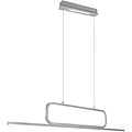 Witte Dimbare LED Hanglamp 38W - Warm Wit 3000K - Trion Akina Aluminium
