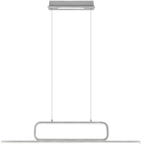 HLW LED Witte Dimbare LED Hanglamp 38W - Warm Wit 3000K - Trion Akina Aluminium HLW LED Witte Dimbare LED Hanglamp 38W - Warm Wit 3000K - Trion Akina Aluminium