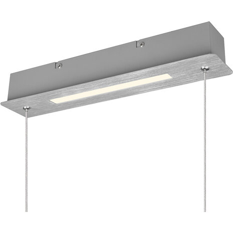 HLW LED Witte Dimbare LED Hanglamp 38W - Warm Wit 3000K - Trion Akina Aluminium HLW LED Witte Dimbare LED Hanglamp 38W - Warm Wit 3000K - Trion Akina Aluminium