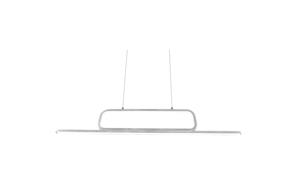 HLW LED Witte Dimbare LED Hanglamp 38W - Warm Wit 3000K - Trion Akina Aluminium