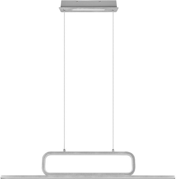 HLW LED Witte Dimbare LED Hanglamp 38W - Warm Wit 3000K - Trion Akina Aluminium HLW LED Witte Dimbare LED Hanglamp 38W - Warm Wit 3000K - Trion Akina Aluminium