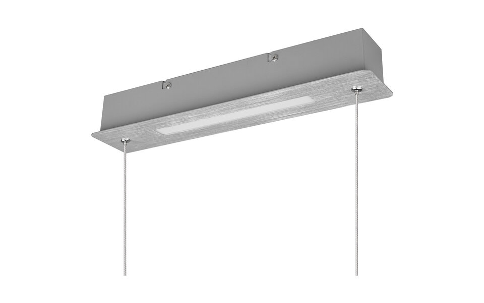 HLW LED Witte Dimbare LED Hanglamp 38W - Warm Wit 3000K - Trion Akina Aluminium