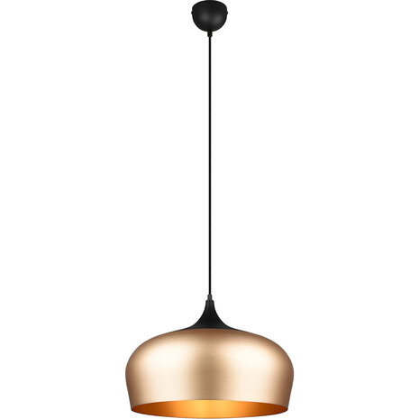 HLW LED Gouden LED Hanglamp Trion Christa - Mat Goud Aluminium, Ø450mm, E27 Fitting HLW LED Gouden LED Hanglamp Trion Christa - Mat Goud Aluminium, Ø450mm, E27 Fitting