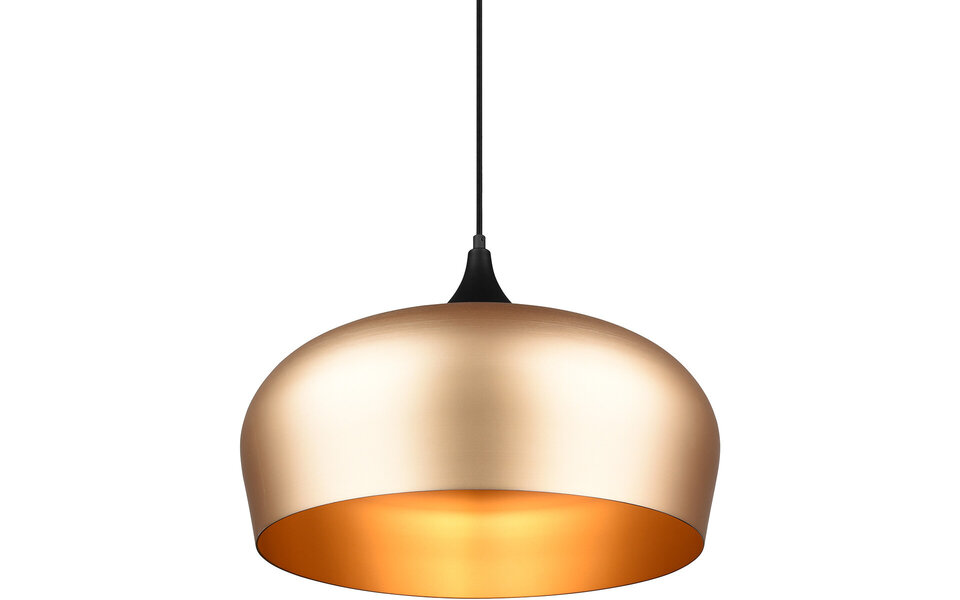 HLW LED Gouden LED Hanglamp Trion Christa - Mat Goud Aluminium, Ø450mm, E27 Fitting