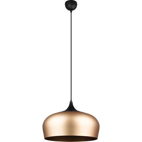 HLW LED Gouden LED Hanglamp Trion Christa - Mat Goud Aluminium, Ø450mm, E27 Fitting HLW LED Gouden LED Hanglamp Trion Christa - Mat Goud Aluminium, Ø450mm, E27 Fitting