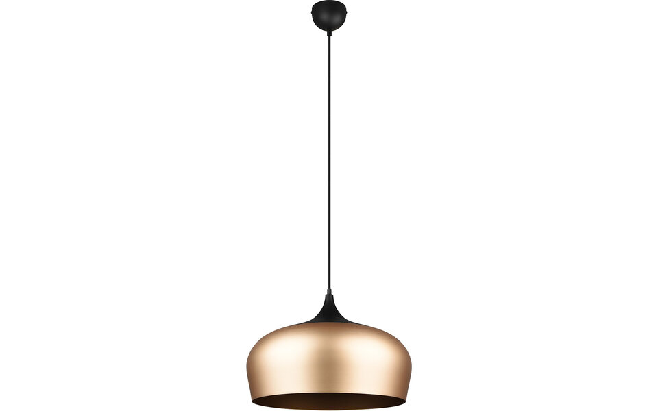HLW LED Gouden LED Hanglamp Trion Christa - Mat Goud Aluminium, Ø450mm, E27 Fitting