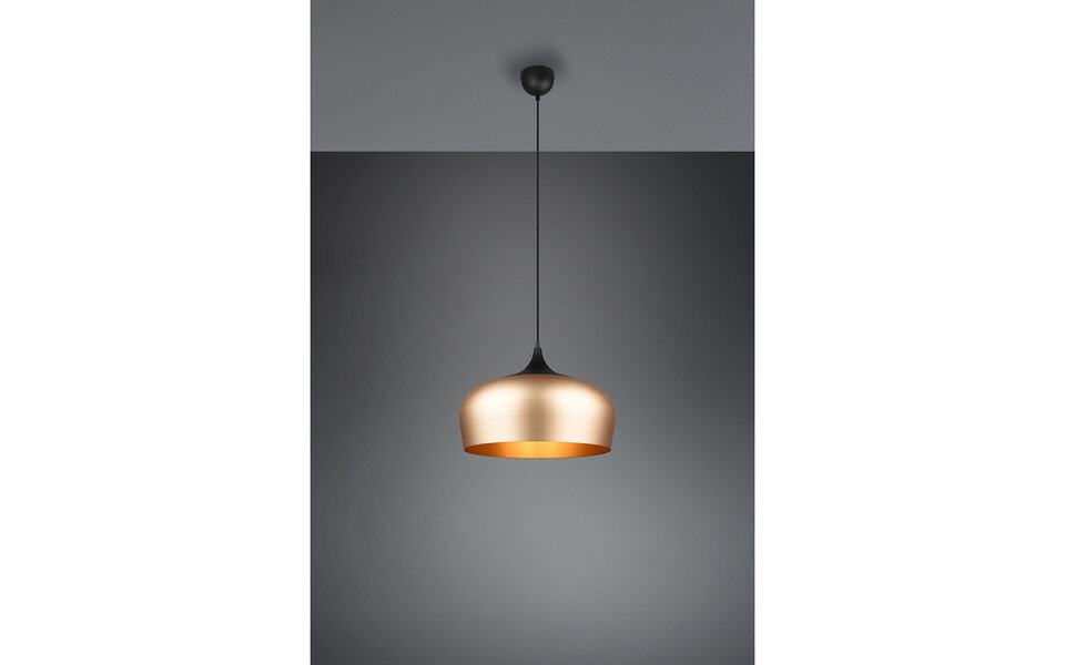 HLW LED Gouden LED Hanglamp Trion Christa - Mat Goud Aluminium, Ø450mm, E27 Fitting