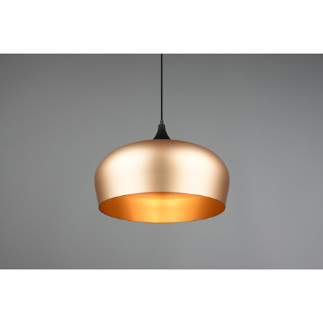 HLW LED Gouden LED Hanglamp Trion Christa - Mat Goud Aluminium, Ø450mm, E27 Fitting HLW LED Gouden LED Hanglamp Trion Christa - Mat Goud Aluminium, Ø450mm, E27 Fitting