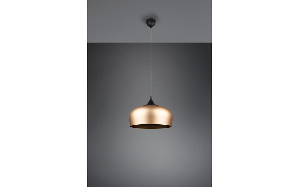 HLW LED Gouden LED Hanglamp Trion Christa - Mat Goud Aluminium, Ø450mm, E27 Fitting