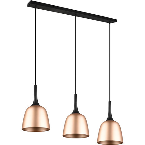 HLW LED Gouden LED Hanglamp Trion Christa - 3-lichts, Mat Goud, Aluminium, E27 Fitting HLW LED Gouden LED Hanglamp Trion Christa - 3-lichts, Mat Goud, Aluminium, E27 Fitting