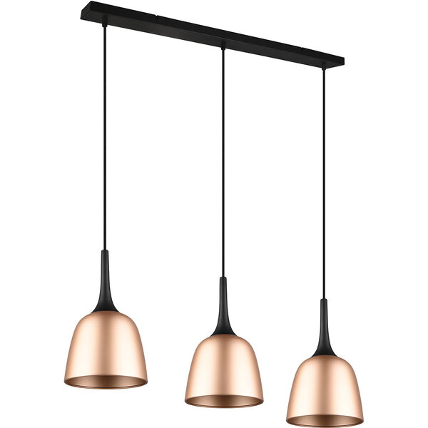 HLW LED Gouden LED Hanglamp Trion Christa - 3-lichts, Mat Goud, Aluminium, E27 Fitting HLW LED Gouden LED Hanglamp Trion Christa - 3-lichts, Mat Goud, Aluminium, E27 Fitting
