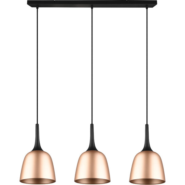 HLW LED Gouden LED Hanglamp Trion Christa - 3-lichts, Mat Goud, Aluminium, E27 Fitting HLW LED Gouden LED Hanglamp Trion Christa - 3-lichts, Mat Goud, Aluminium, E27 Fitting