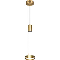 Dimbare Witte & Gouden LED Hanglamp - Warm Wit 2W LED
