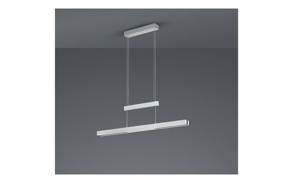 HLW LED LED Hanglamp 45W Trion Trojan Up & Down - Aanpasbare Kleur, Geborsteld Zilver