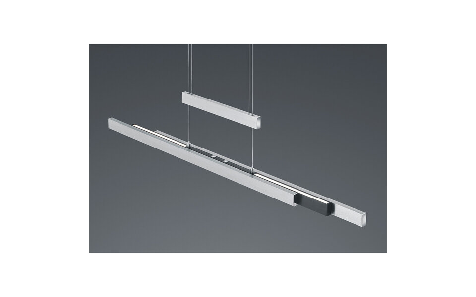 HLW LED LED Hanglamp 45W Trion Trojan Up & Down - Aanpasbare Kleur, Geborsteld Zilver