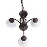 HLW LED LED Kroonluchter Trion Rustina - Roestkleurige 3-lichts armatuur met E14 fitting HLW LED LED Kroonluchter Trion Rustina - Roestkleurige 3-lichts armatuur met E14 fitting