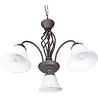HLW LED LED Kroonluchter Trion Rustina - Roestkleurige 3-lichts armatuur met E14 fitting HLW LED LED Kroonluchter Trion Rustina - Roestkleurige 3-lichts armatuur met E14 fitting