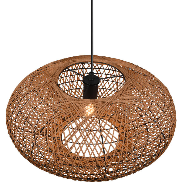 HLW LED Zwarte LED Hanglamp Trion Hetra - Mat Zwart Aluminium, E27 LED Lamp HLW LED Zwarte LED Hanglamp Trion Hetra - Mat Zwart Aluminium, E27 LED Lamp