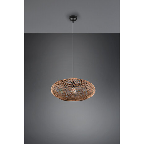 HLW LED Zwarte LED Hanglamp Trion Hetra - Mat Zwart Aluminium, E27 LED Lamp HLW LED Zwarte LED Hanglamp Trion Hetra - Mat Zwart Aluminium, E27 LED Lamp