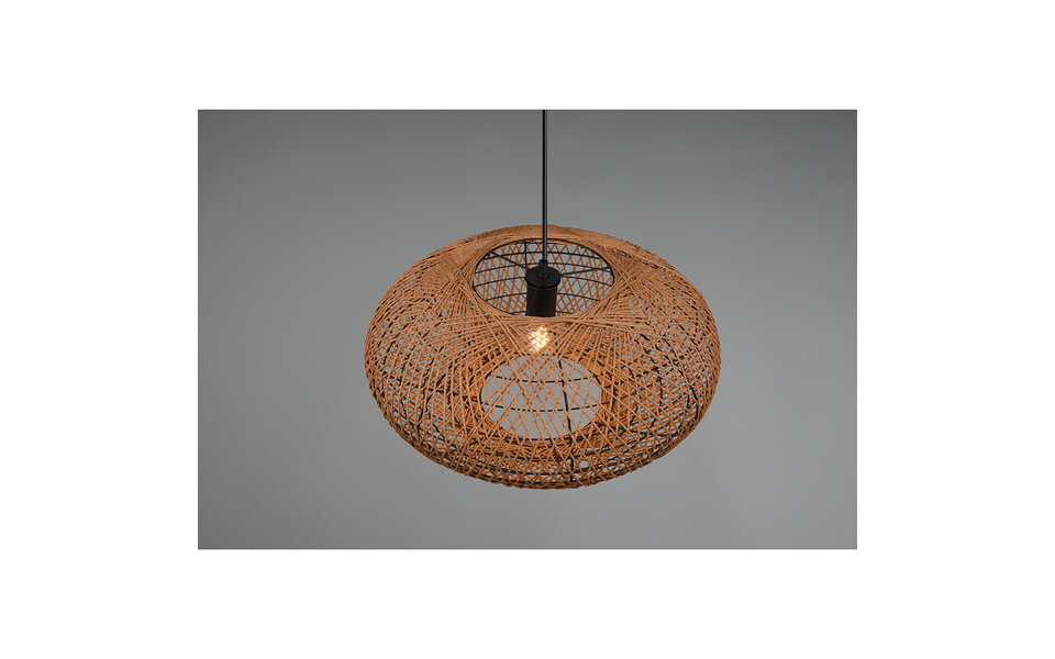 HLW LED Zwarte LED Hanglamp Trion Hetra - Mat Zwart Aluminium, E27 LED Lamp HLW LED Zwarte LED Hanglamp Trion Hetra - Mat Zwart Aluminium, E27 LED Lamp