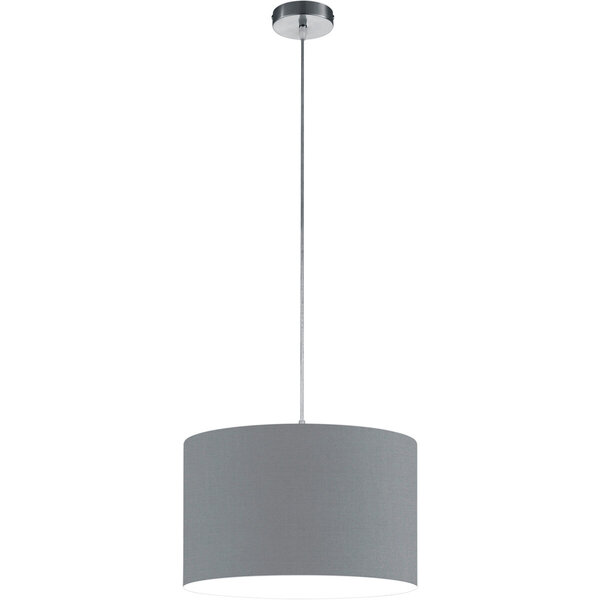 HLW LED Grijze LED Hanglamp Trion Hotia - Mat Aluminium, E27 Fitting, In hoogte verstelbaar