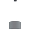 HLW LED Grijze LED Hanglamp Trion Hotia - Mat Aluminium, E27 Fitting, In hoogte verstelbaar