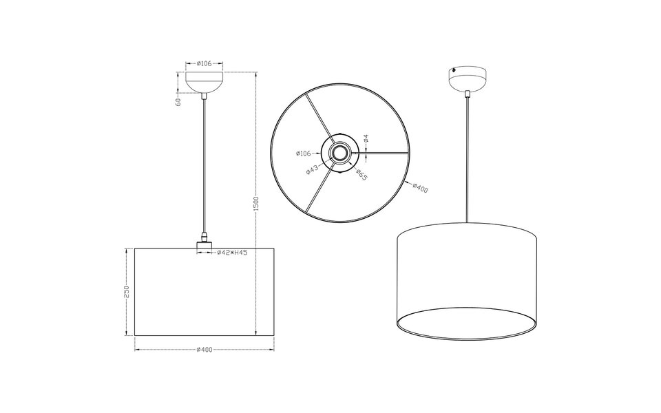 HLW LED Grijze LED Hanglamp Trion Hotia - Mat Aluminium, E27 Fitting, In hoogte verstelbaar HLW LED Grijze LED Hanglamp Trion Hotia - Mat Aluminium, E27 Fitting, In hoogte verstelbaar