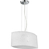 HLW LED LED Hanglamp Trion Elize - 2-lichts E27 fitting, Mat Chroom, Aluminium & Helder Glas HLW LED LED Hanglamp Trion Elize - 2-lichts E27 fitting, Mat Chroom, Aluminium & Helder Glas
