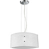 HLW LED LED Hanglamp Trion Elize - 2-lichts E27 fitting, Mat Chroom, Aluminium & Helder Glas HLW LED LED Hanglamp Trion Elize - 2-lichts E27 fitting, Mat Chroom, Aluminium & Helder Glas