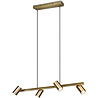 HLW LED Gouden LED Hanglamp Trion Milona - 4-lichts, GU10 fitting, Mat Goud Aluminium HLW LED Gouden LED Hanglamp Trion Milona - 4-lichts, GU10 fitting, Mat Goud Aluminium