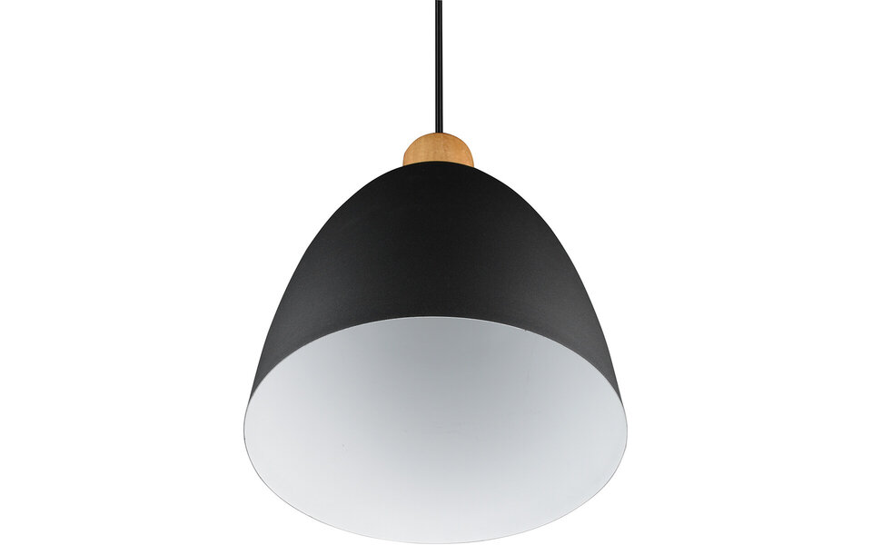 HLW LED Mat Zwarte LED Hanglamp Trion Jaguar - Aluminium, 40W, E27 Fitting