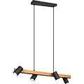 LED Hanglamp Trion Milona - Zwarte LED Hanglamp, 4-lichts, GU10 fitting, modern design LED Hanglamp Trion Milona - Zwarte LED Hanglamp, 4-lichts, GU10 fitting, modern design