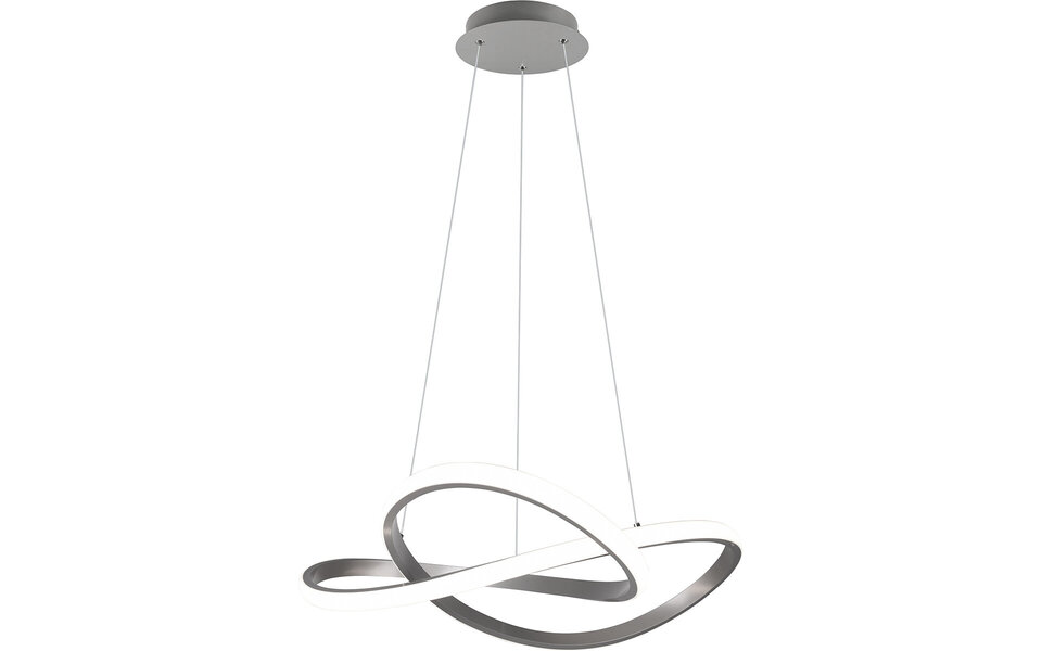 HLW LED Moderne Dimbare LED Hanglamp 5W in Wit - Neutraal Wit Licht, Mat Nikkel
