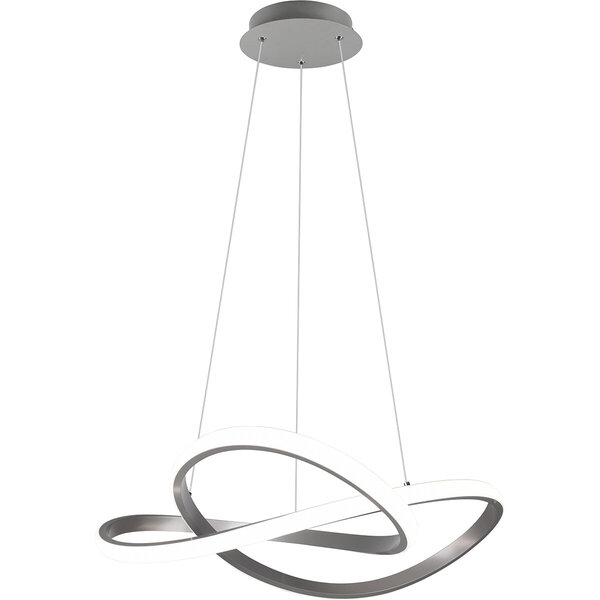 HLW LED Moderne Dimbare LED Hanglamp 5W in Wit - Neutraal Wit Licht, Mat Nikkel