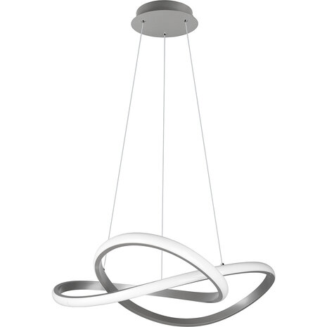 HLW LED Moderne Dimbare LED Hanglamp 5W in Wit - Neutraal Wit Licht, Mat Nikkel