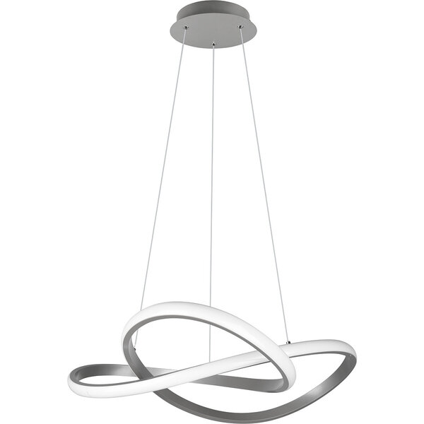 HLW LED Moderne Dimbare LED Hanglamp 5W in Wit - Neutraal Wit Licht, Mat Nikkel