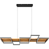 HLW LED LED Hanglamp 42W - Dimbaar, Zwart & Wit - Warm Wit 3000K - Stijlvolle Verlichting