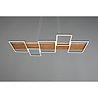 HLW LED LED Hanglamp 42W - Dimbaar, Zwart & Wit - Warm Wit 3000K - Stijlvolle Verlichting