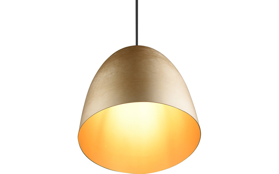 HLW LED LED Hanglamp Mat Goud - Luxe Gouden LED Hanglamp met E27 Fitting HLW LED LED Hanglamp Mat Goud - Luxe Gouden LED Hanglamp met E27 Fitting