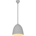 Moderne Grijze LED Hanglamp - Trion Lopez 1-lichts Aluminium E27