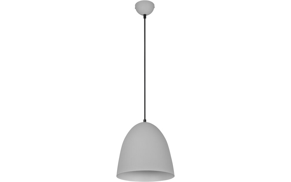 HLW LED Moderne Grijze LED Hanglamp - Trion Lopez 1-lichts Aluminium E27