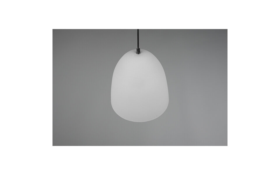 HLW LED Moderne Grijze LED Hanglamp - Trion Lopez 1-lichts Aluminium E27