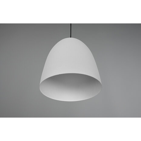 HLW LED Moderne Grijze LED Hanglamp - Trion Lopez 1-lichts Aluminium E27 HLW LED Moderne Grijze LED Hanglamp - Trion Lopez 1-lichts Aluminium E27