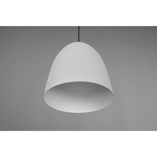 HLW LED Moderne Grijze LED Hanglamp - Trion Lopez 1-lichts Aluminium E27 HLW LED Moderne Grijze LED Hanglamp - Trion Lopez 1-lichts Aluminium E27