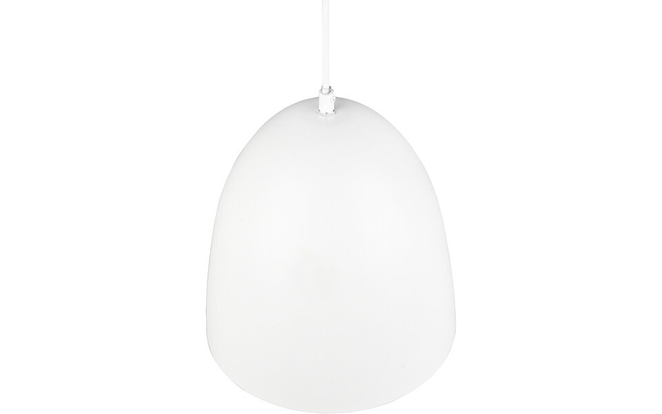 HLW LED Stijlvolle LED Hanglamp Trion Lopez - Witte LED Hanglamp met E27 Fitting, Mat Wit Aluminium